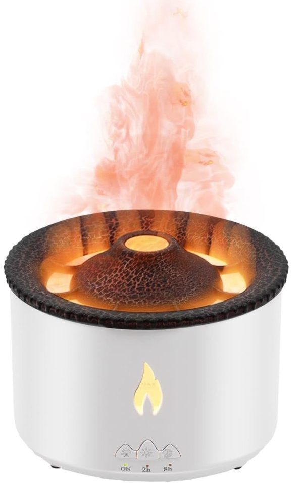 Diffusore di Oli Essenziali Vulcano a Fiamma